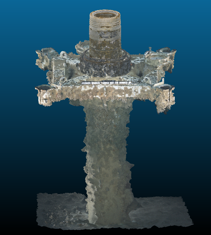Photogrammetric reconstruction of the Julimar East 1 subsea well